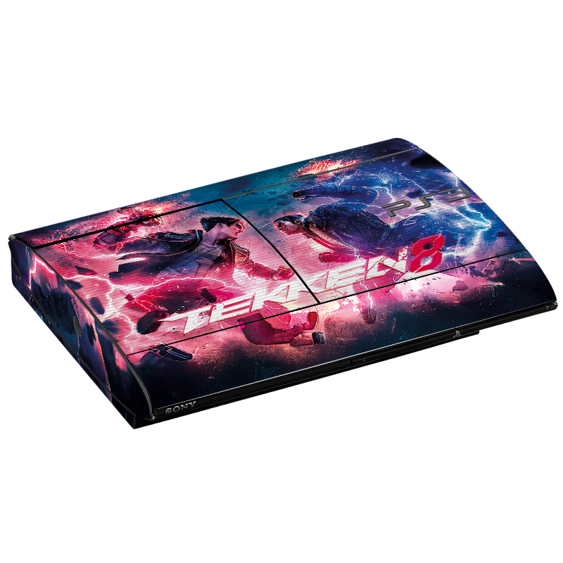 Tekken 8 Skin Playstation 3 Super Slim Xonebrand