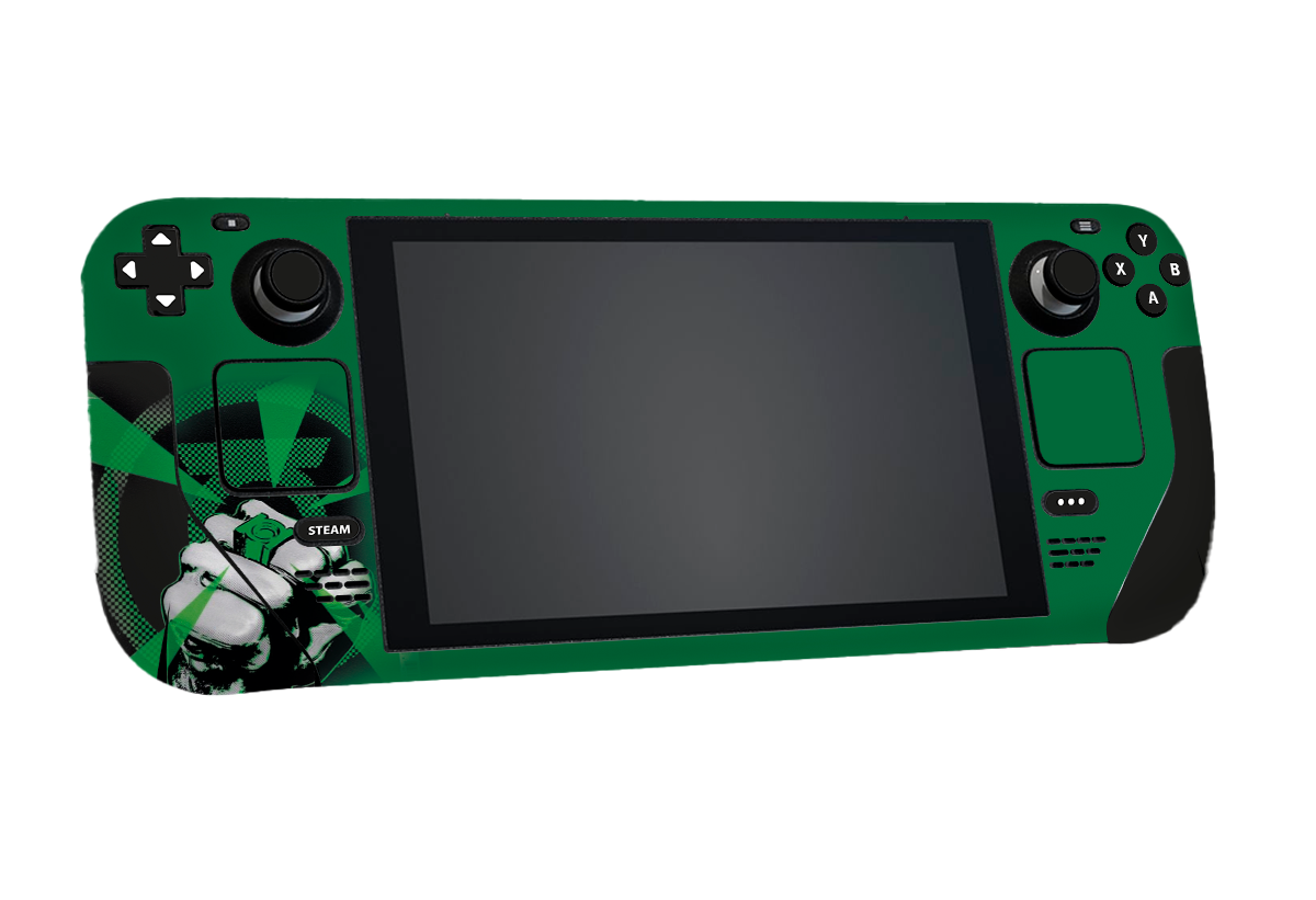Linterna Verde Steam Deck Skin Xonebrand