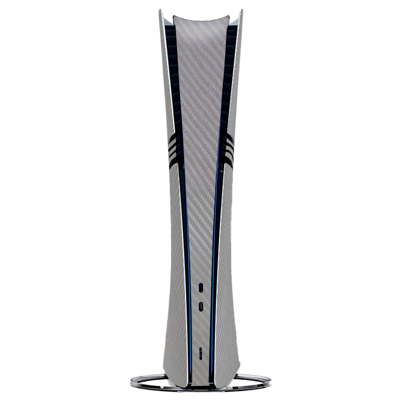 Fibra Carbono Gris Skin Playstation 5 Pro Xonebrand
