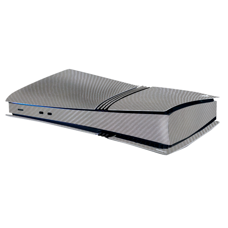 Fibra Carbono Gris Skin Playstation 5 Pro