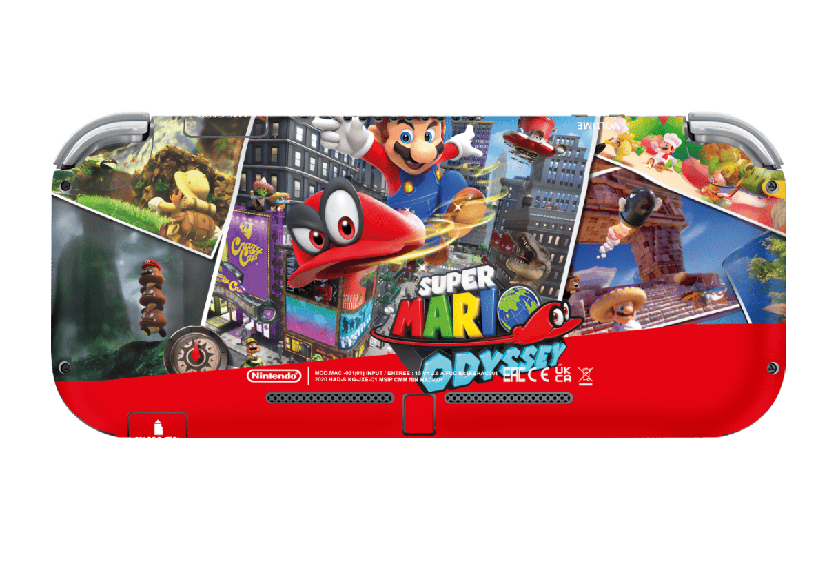 Super Mario Odyssey Skin Nintendo Switch Lite Xonebrand