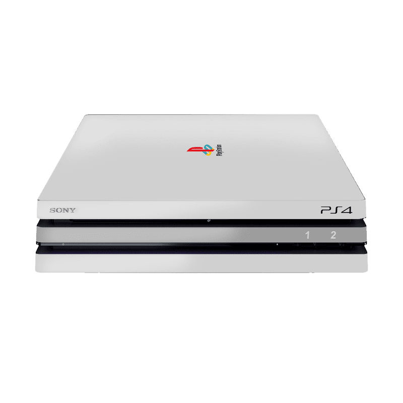 Edición Retro PS4 Pro Bundle Skin