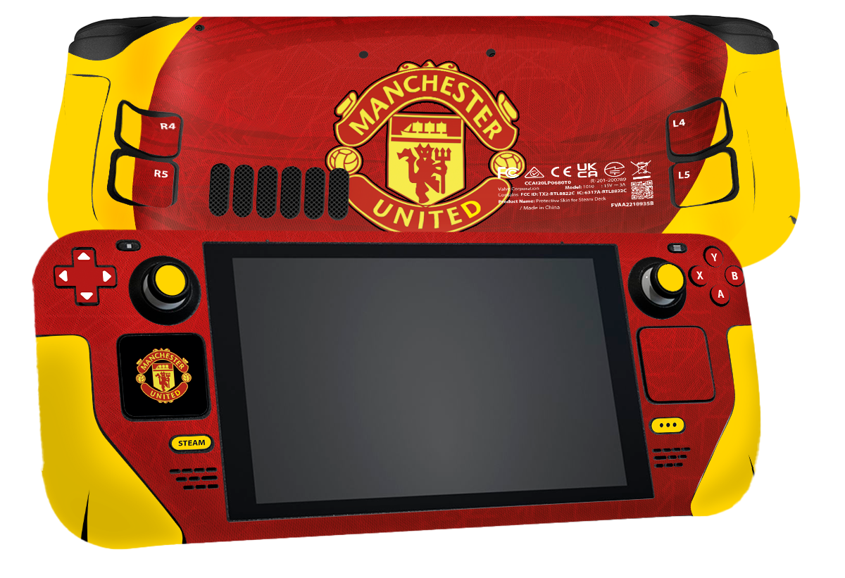 Manchester United Steam Deck Skin Xonebrand