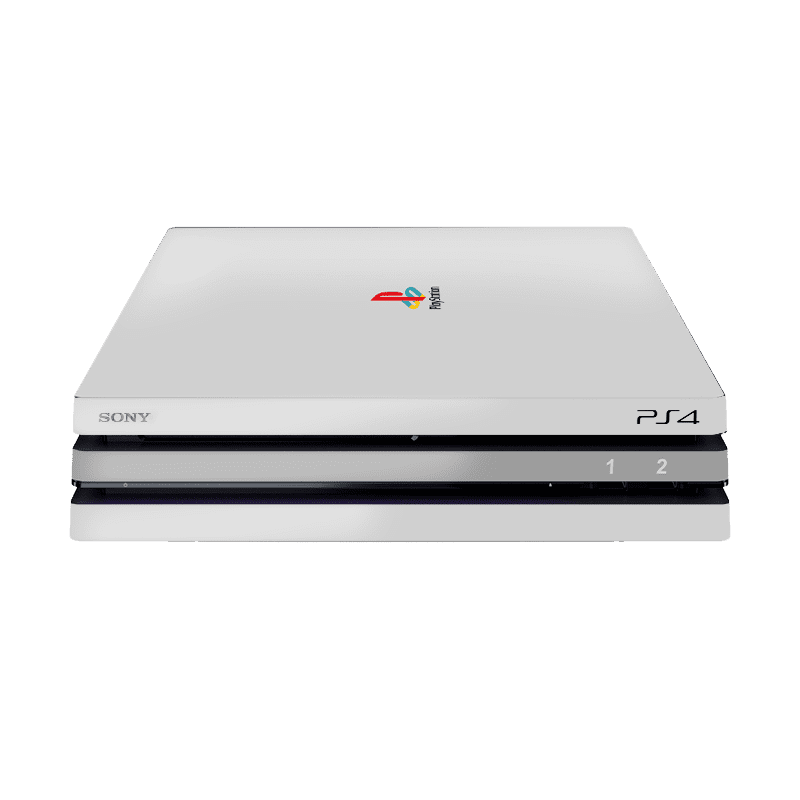 Edición Retro Skin Playstation 4 Pro Xonebrand