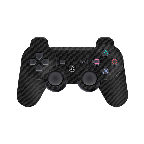 Black Carbon Fiber Skin Playstation 3 Super Slim