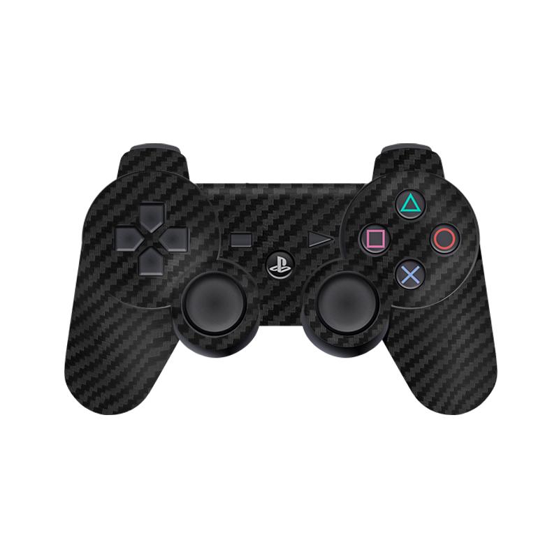 Black Carbon Fiber Skin Playstation 3 Super Slim