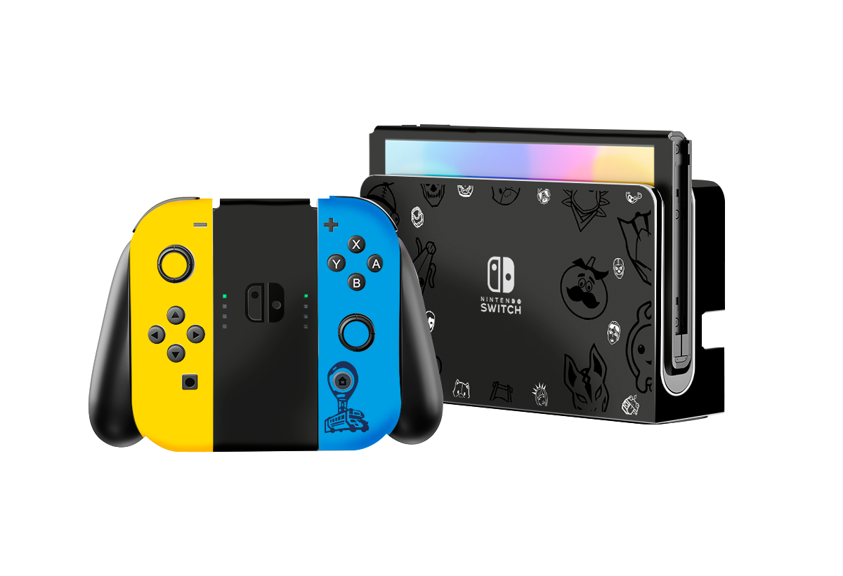 Fortnite Skin Nintendo Switch OLED (2021) Xonebrand