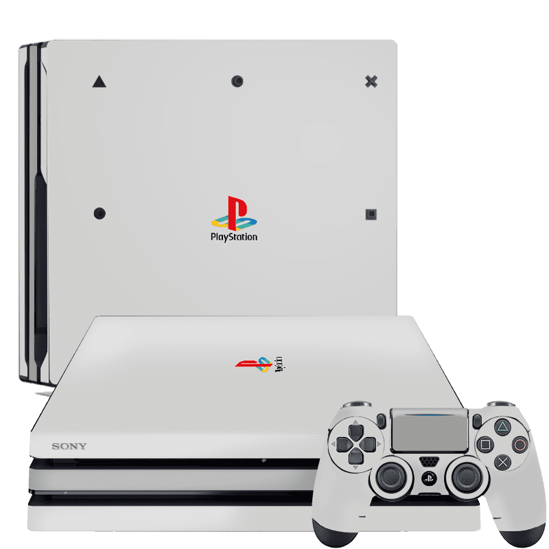 Edición Retro Skin Playstation 4 Pro Xonebrand
