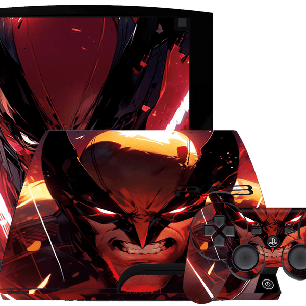 Wolverine Skin Playstation 3 Slim