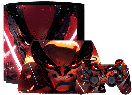 Wolverine Skin Playstation 3 Slim