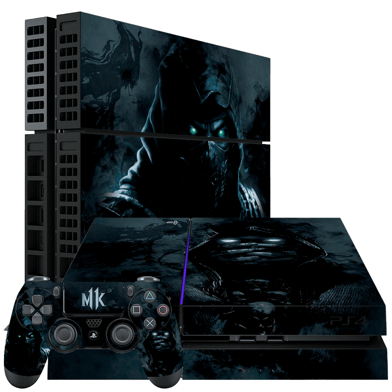 Mortal Kombat Scorpion Skin Playstation 4 Fat Xonebrand