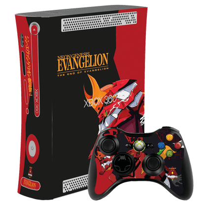 Evangelion eva-02 Xbox 360 Fat Bundle Skin