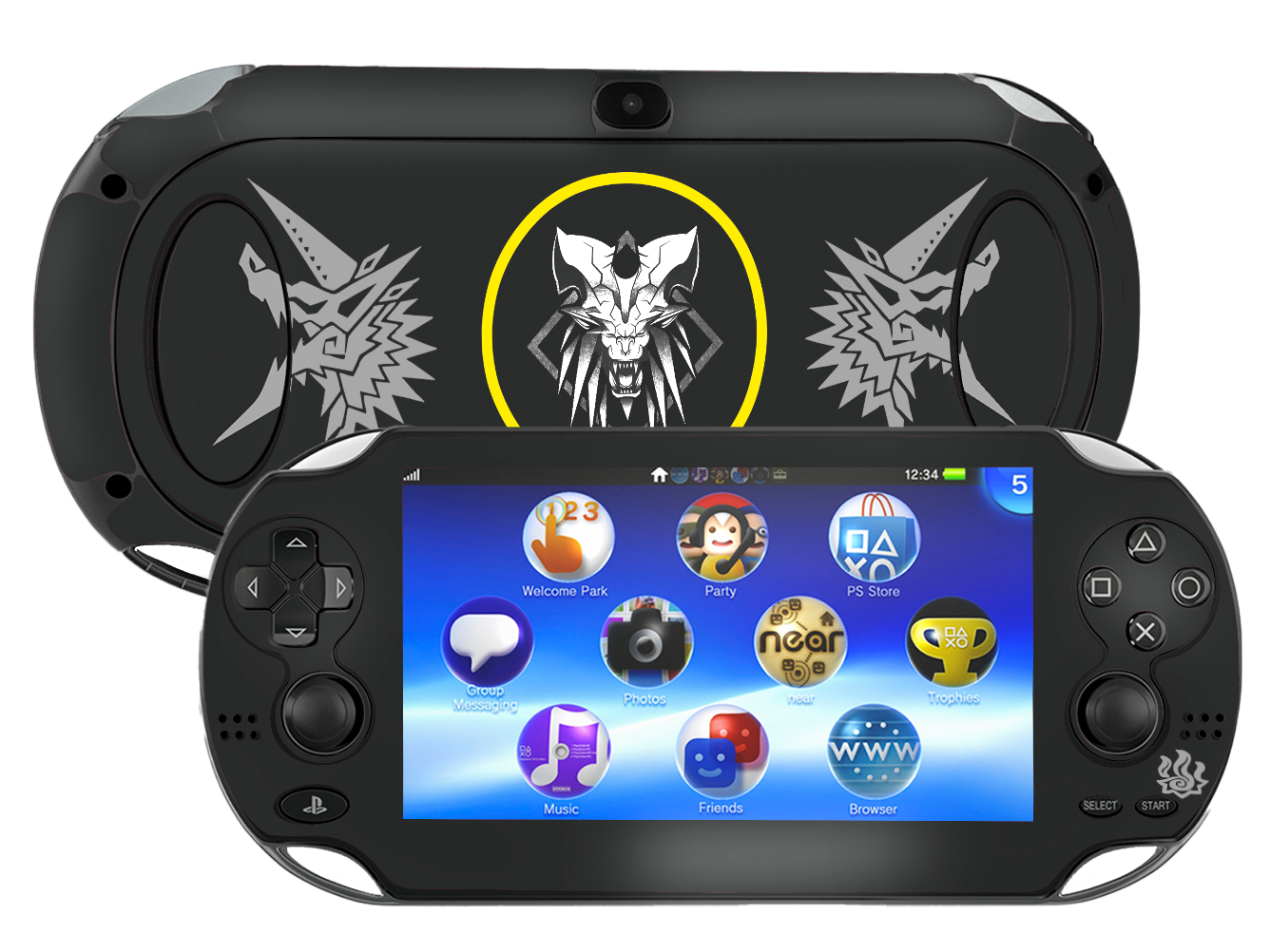 Monster Hunter Skin Playstation Portable PSVita Fat Xonebrand
