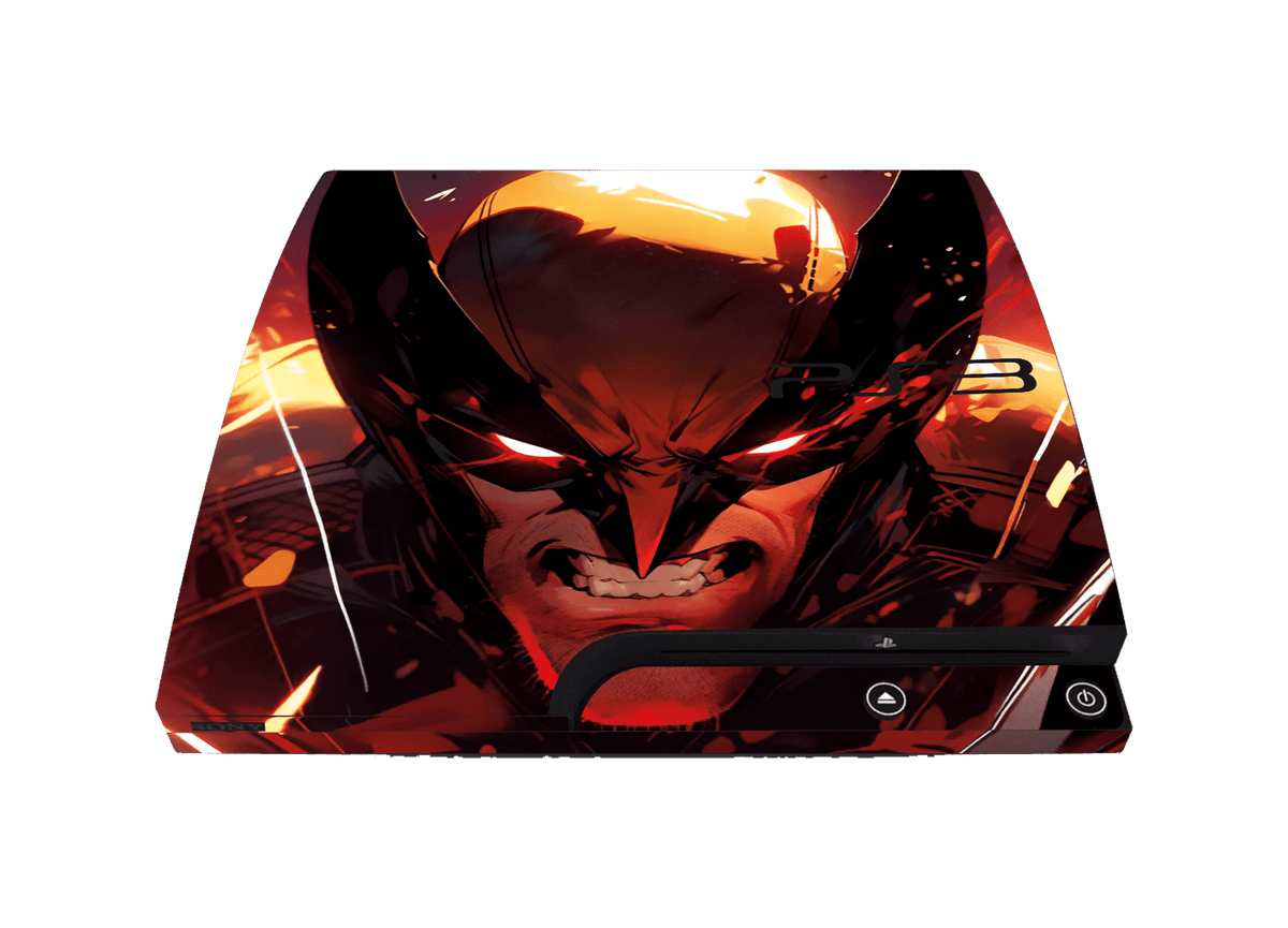 Wolverine Skin Playstation 3 Slim Xonebrand