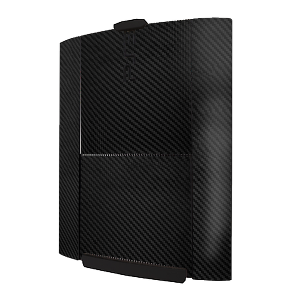 Black Carbon Fiber Skin Playstation 3 Super Slim