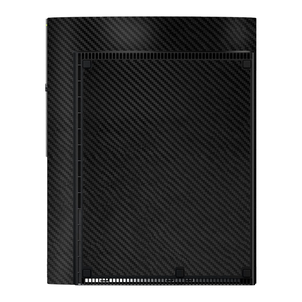 Black Carbon Fiber Skin Playstation 3 Super Slim