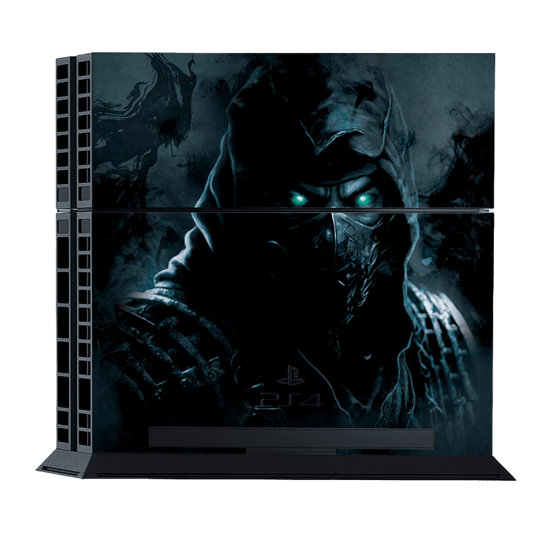 Mortal Kombat Scorpion Skin Playstation 4 Fat Xonebrand
