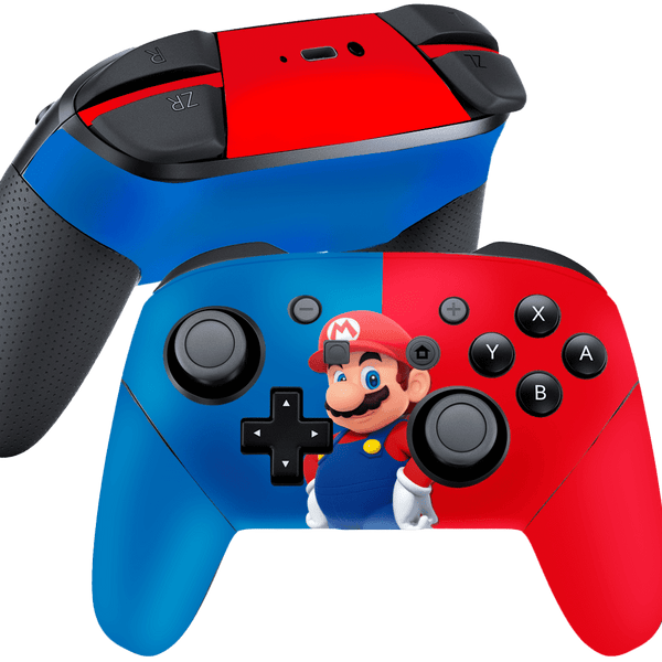 Mario Bros Skin Nintendo Switch Pro Controller
