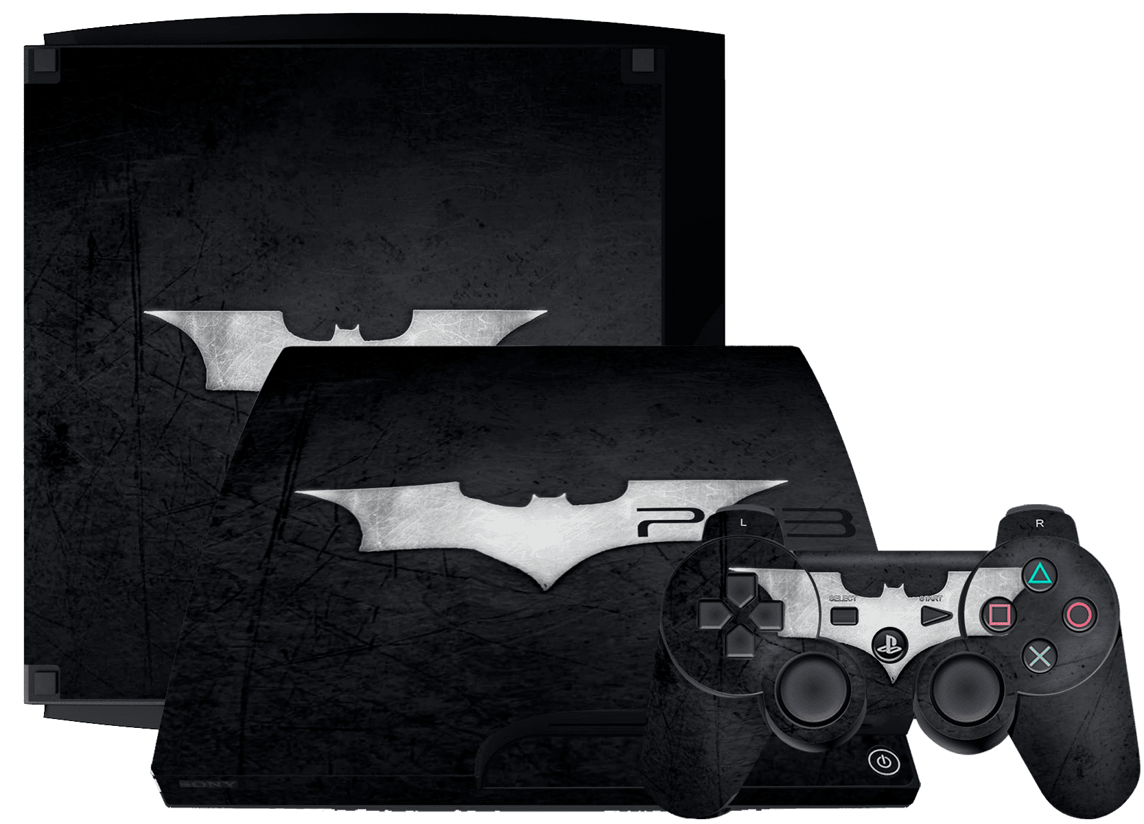 Batman Skin Playstation 3 Slim Xonebrand