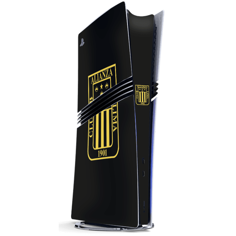 Alianza Lima Black Aniversario PS5  Pro Bundle Skin