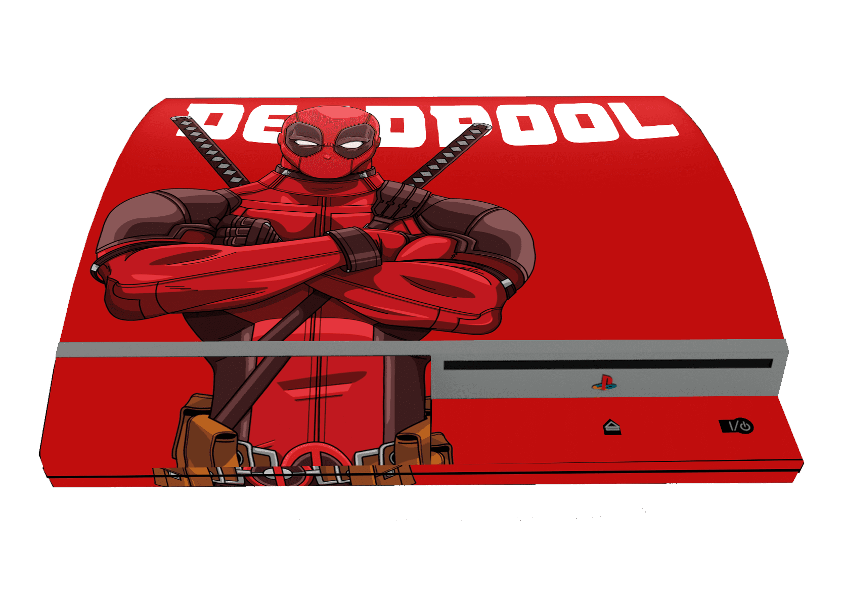 Deadpool Skin Playstation 3 Fat Xonebrand