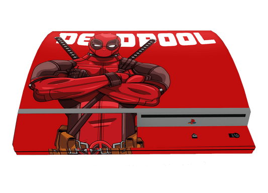 Deadpool Skin Playstation 3 Fat