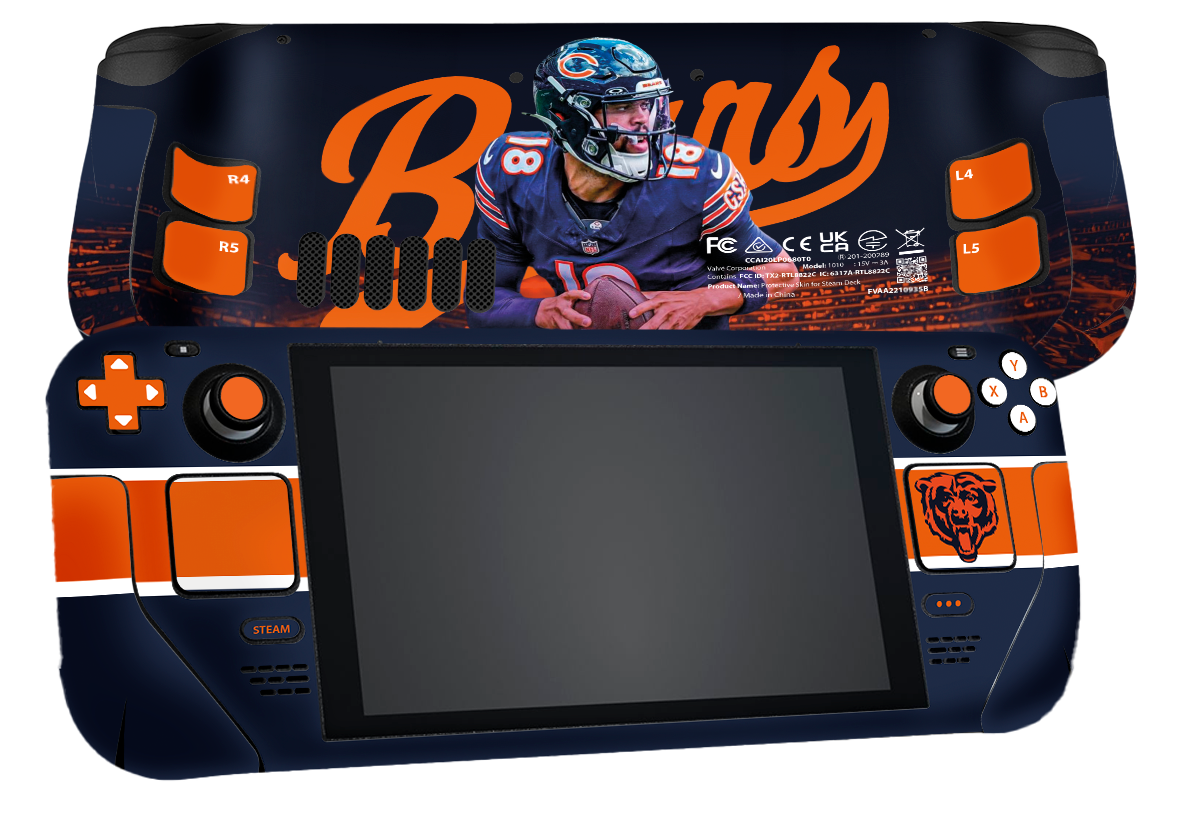 Chicago Bears Steam Deck Skin Xonebrand