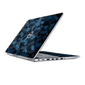 Blue Camouflage Dell Inspiron Skin