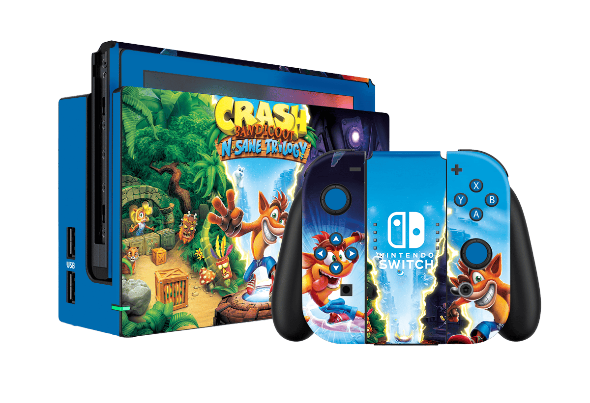 Crash Skin Nintendo Switch (2017) Xonebrand