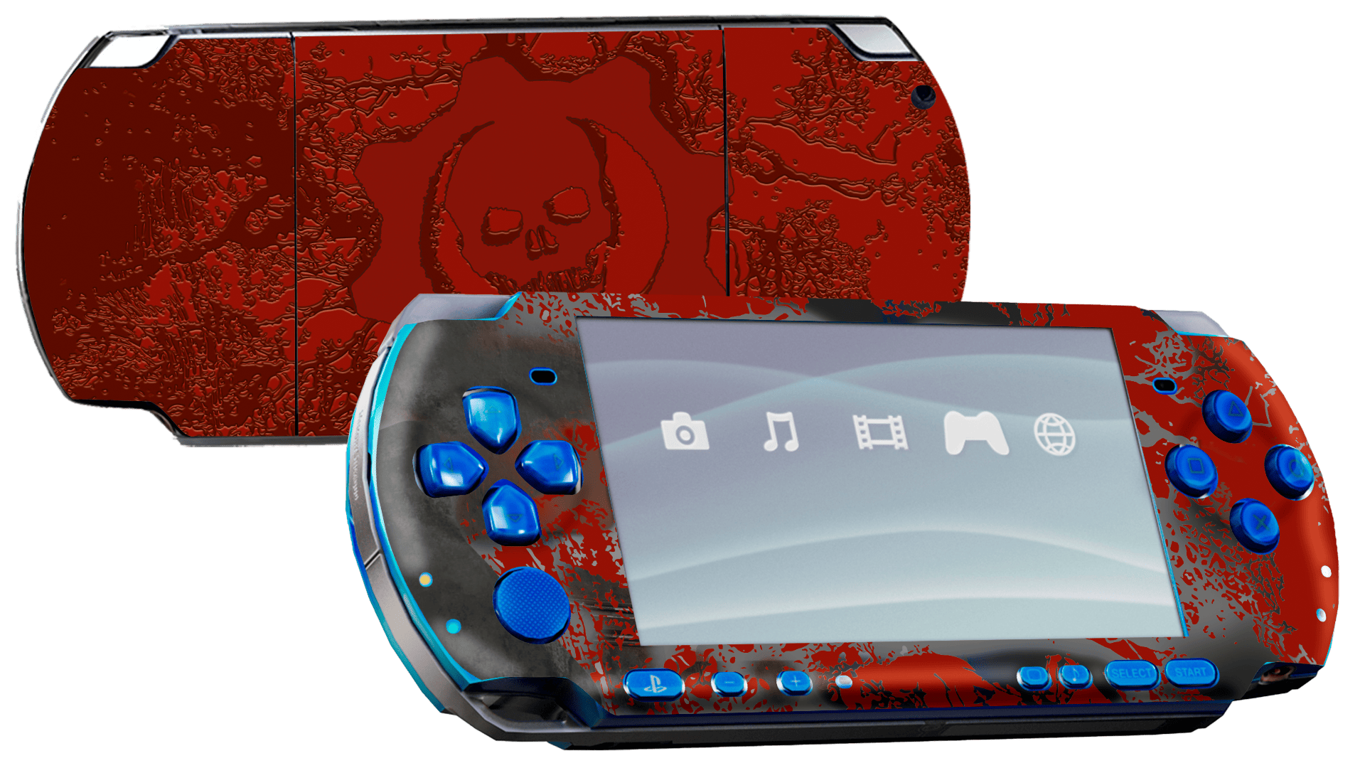 Gears of War PSP Handheld Gaming Bundle Skin