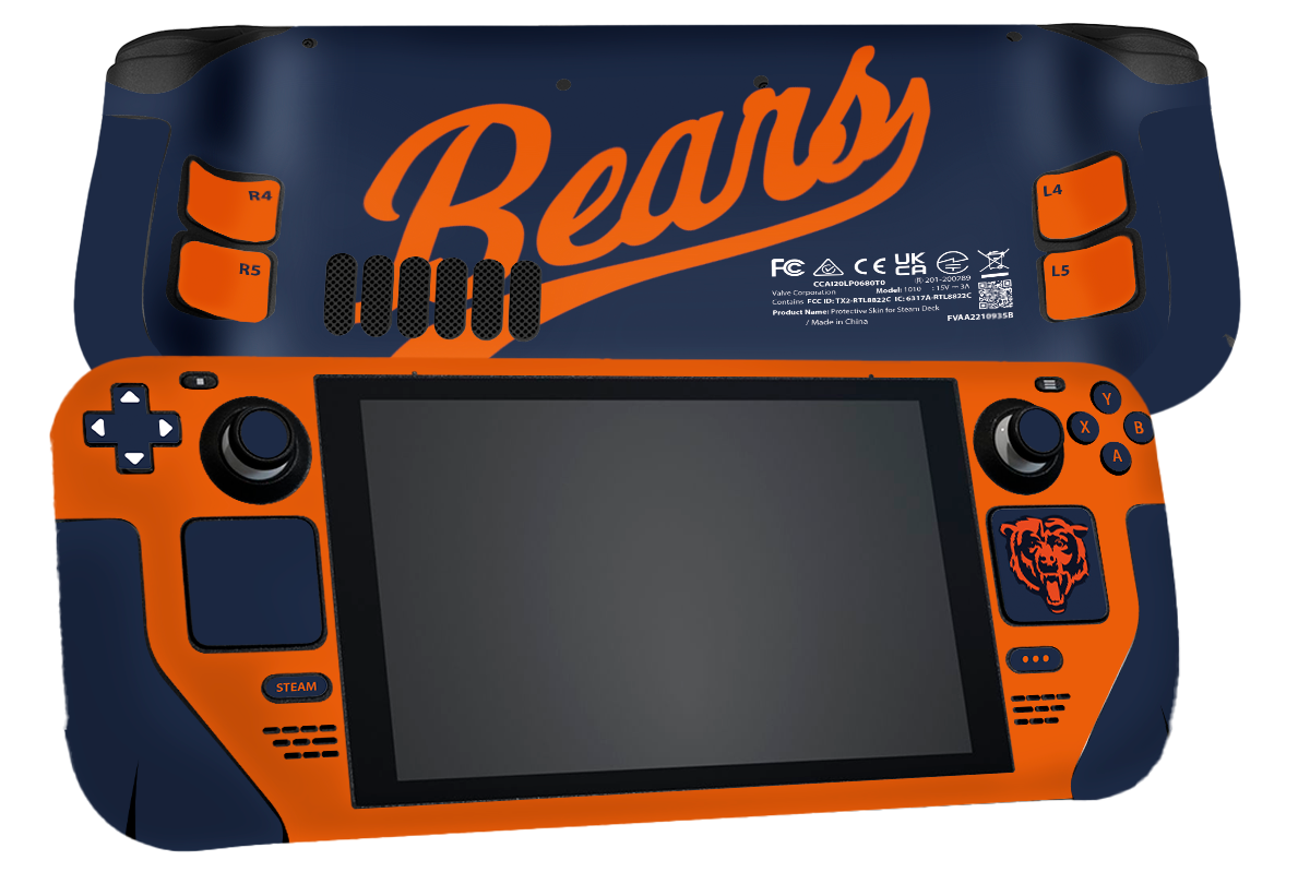 Chicago Bears Steam Deck Skin Xonebrand