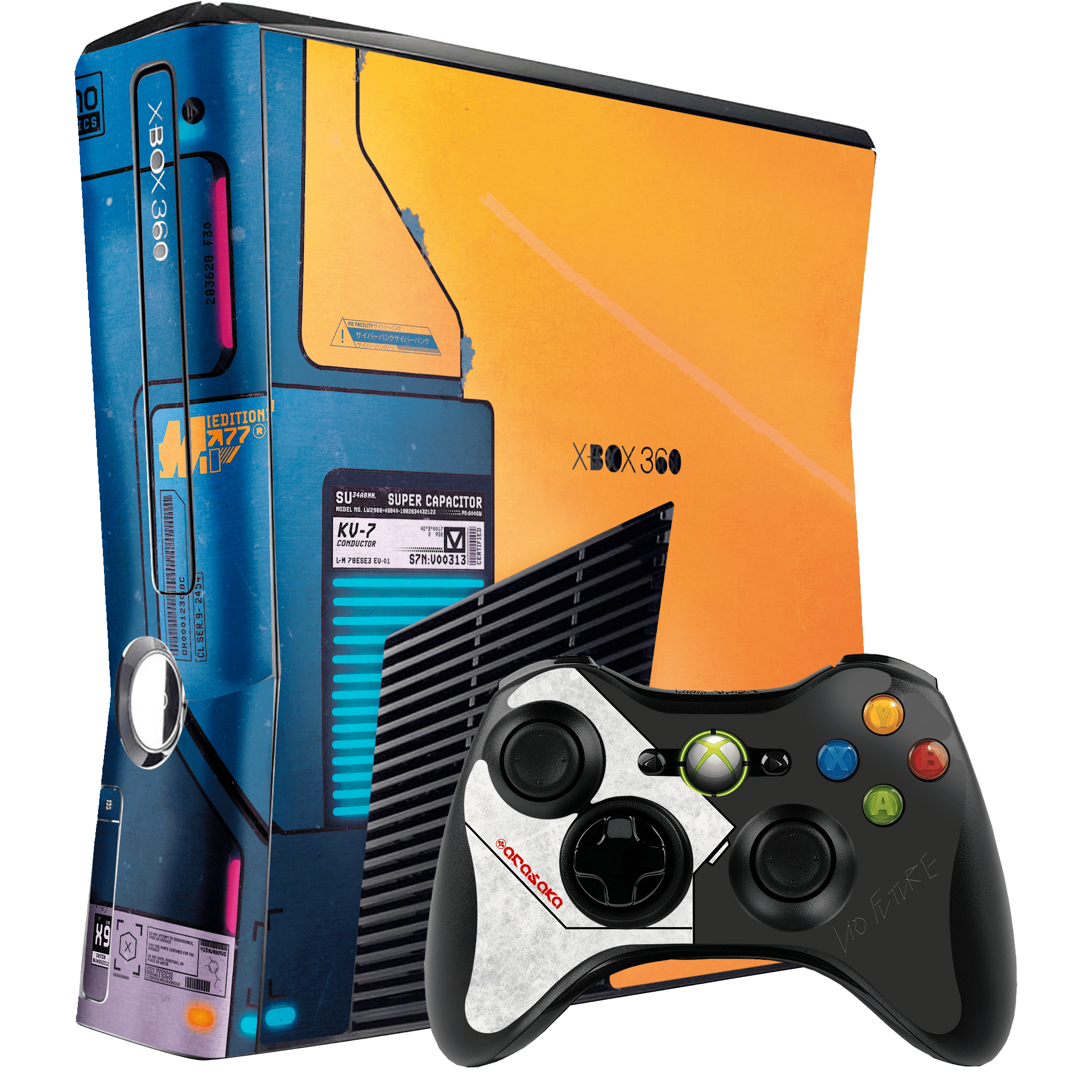 Cyberpunk 2077 Skin Xbox 360 Slim Xonebrand