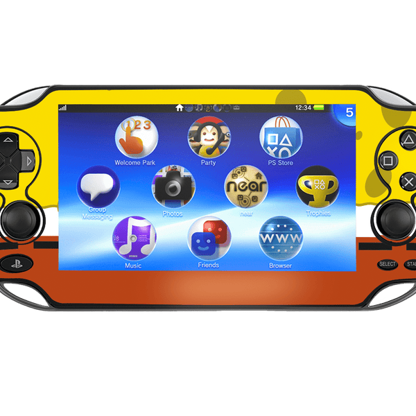 Bob Esponja Skin Playstation Portable PSVita Fat