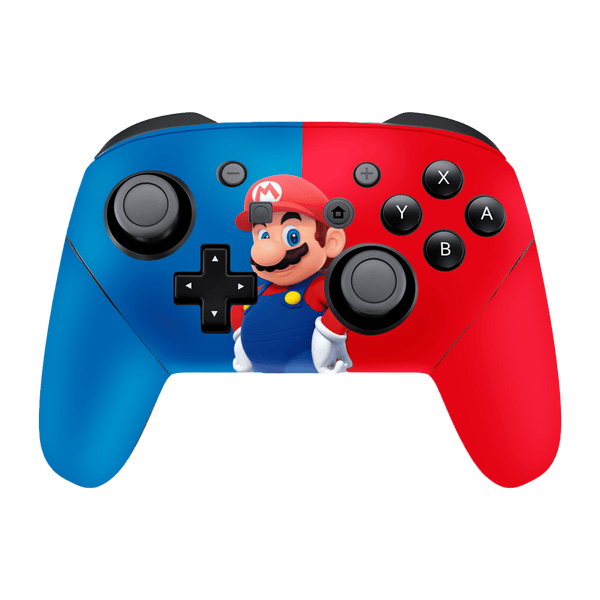 Mario Bros Skin Nintendo Switch Pro Controller