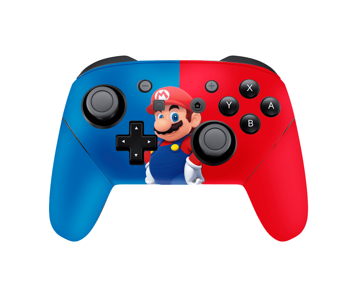 Mario Bros Skin Nintendo Switch Pro Controller