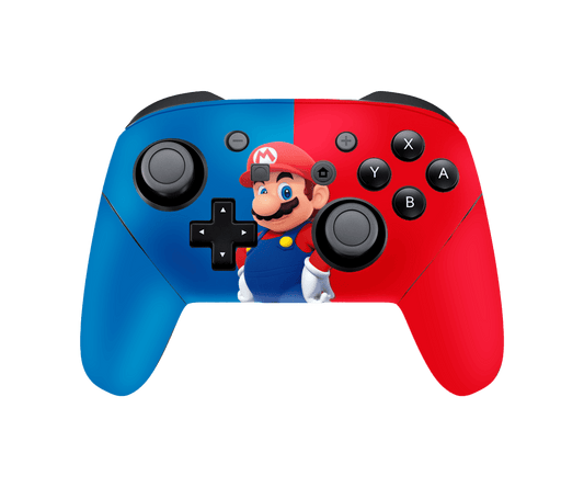 Mario Bros Skin Nintendo Switch Pro Controller