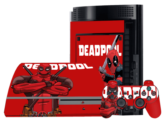 Deadpool Skin Playstation 3 Fat