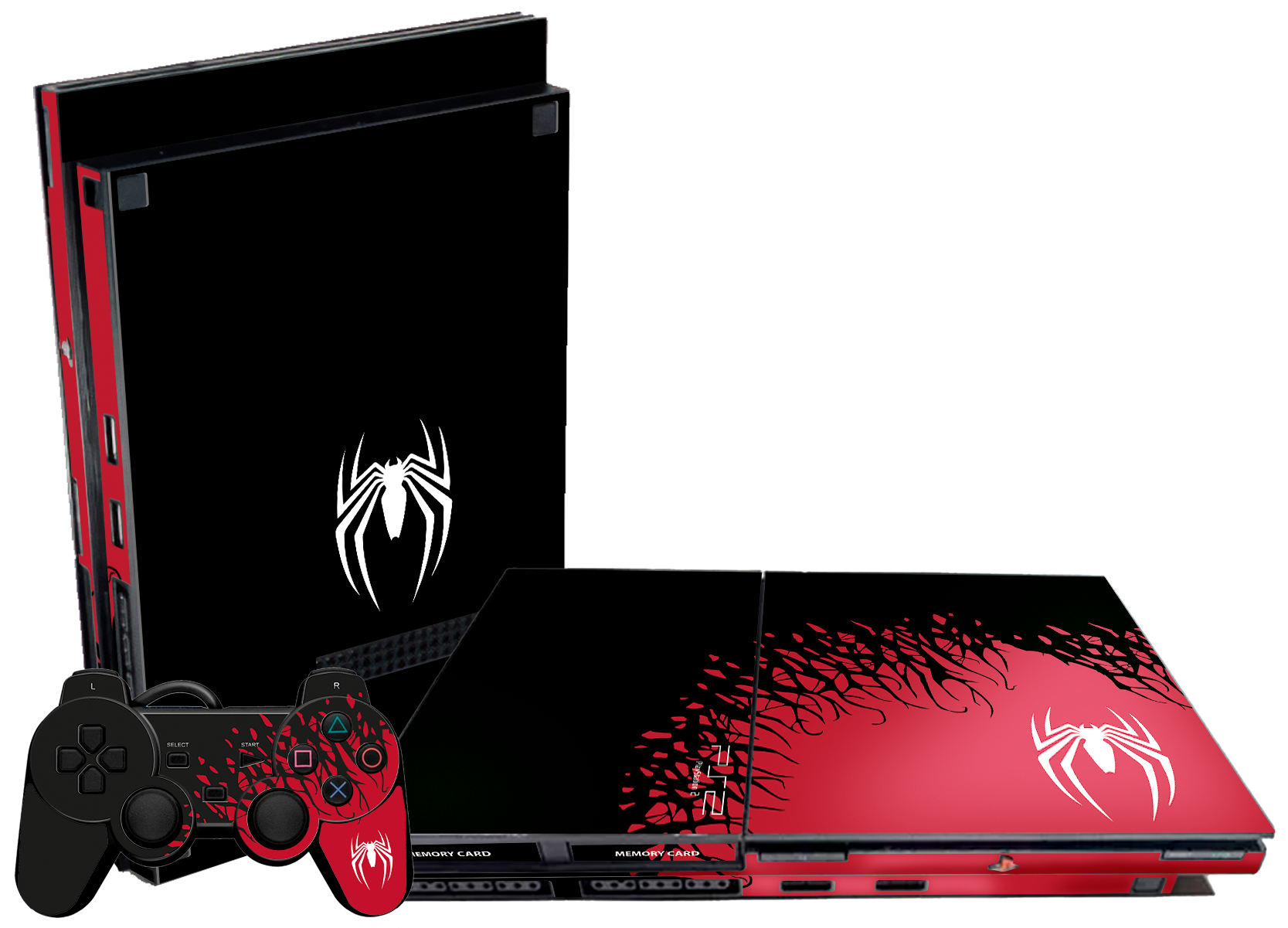 Spiderman 2 Skin Playstation 2 Slim