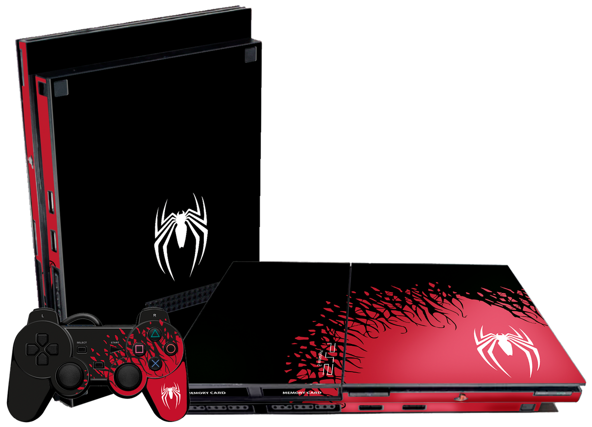 Spiderman 2 Skin Playstation 2 Slim Xonebrand
