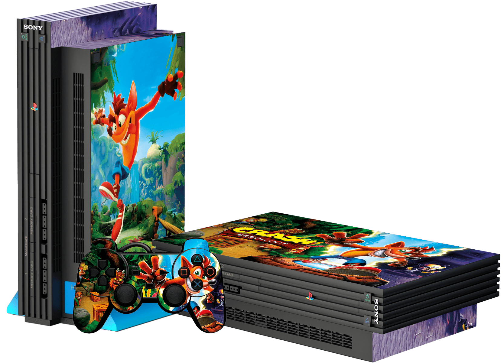 Crash PS2 Fat Bundle Skin