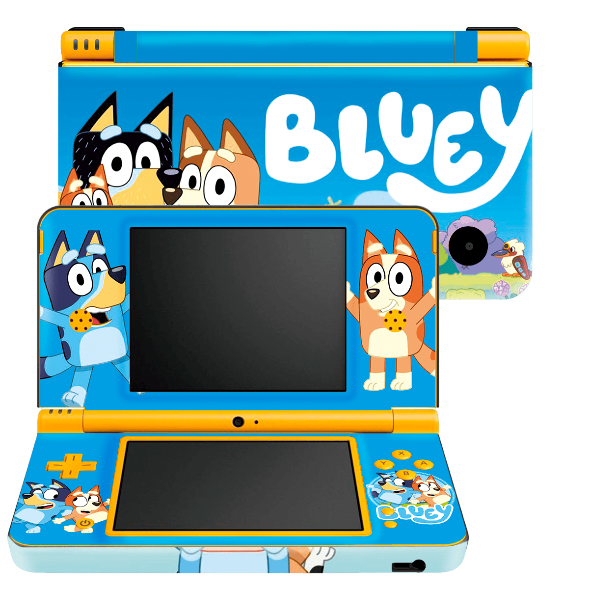 Bluey Skin Nintendo DSi XL (2009) Xonebrand