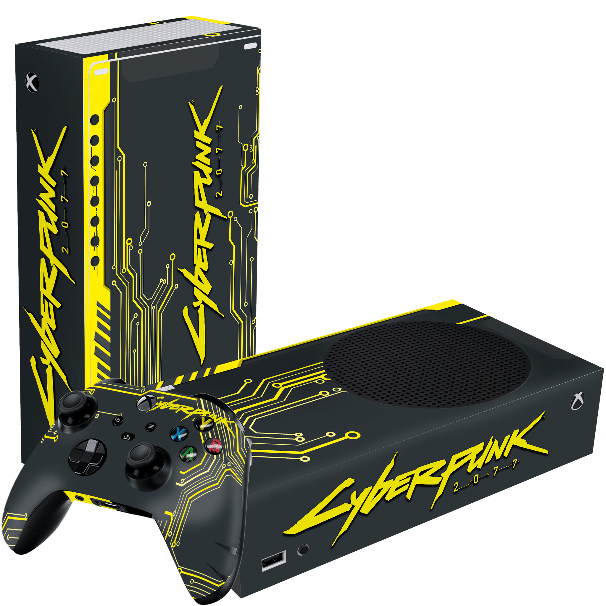 Cyberpunk 2077 Skin Xbox Series S Xonebrand
