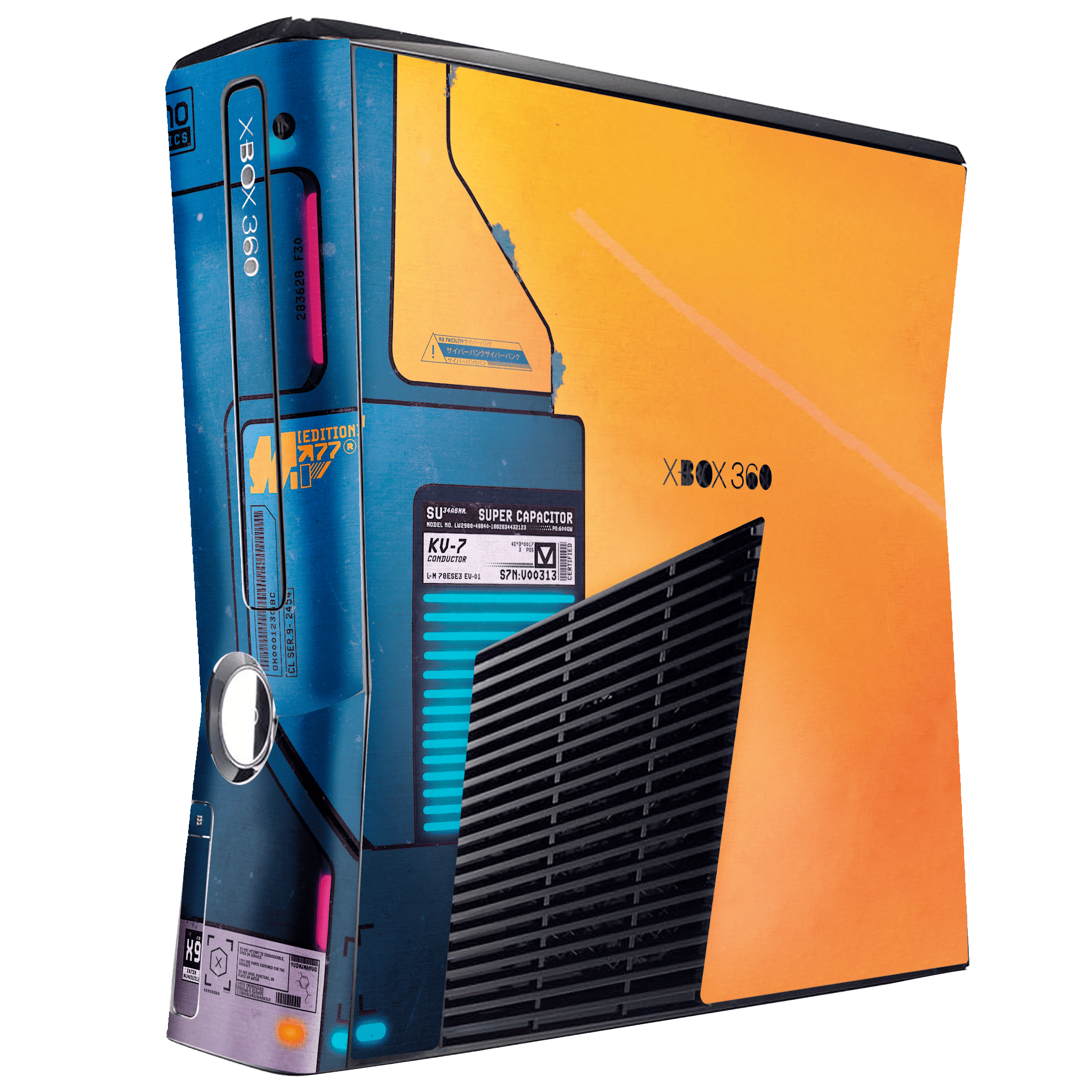 Cyberpunk 2077 Skin Xbox 360 Slim Xonebrand