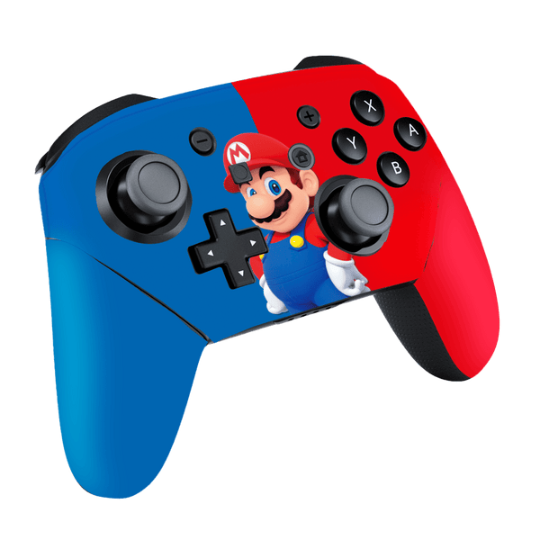 Mario Bros Skin Nintendo Switch Pro Controller