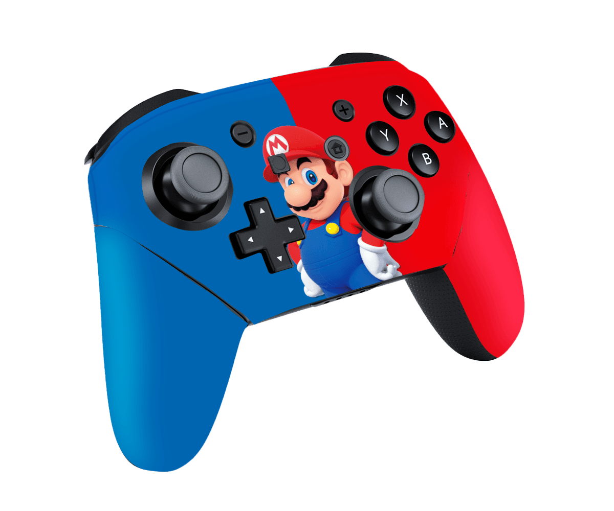 Super Mario Bros Nintendo Switch Pro Control Skin