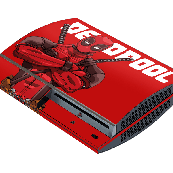 Deadpool Skin Playstation 3 Fat