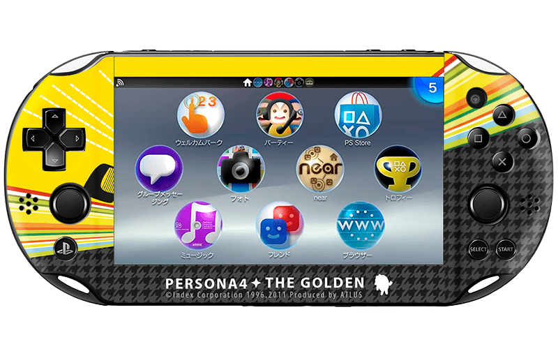 Persona 4 Skin Playstation Portable PSVita Slim