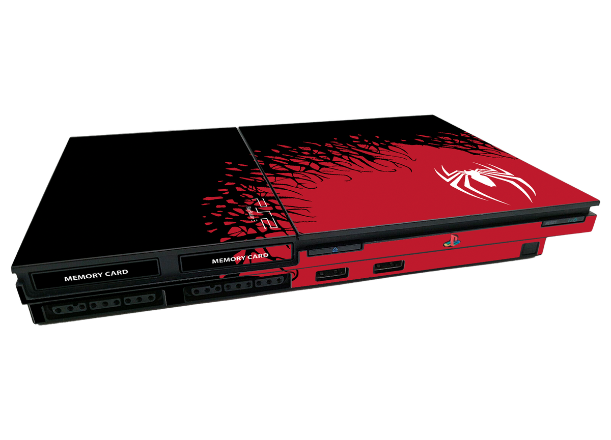 Spiderman 2 Skin Playstation 2 Slim Xonebrand