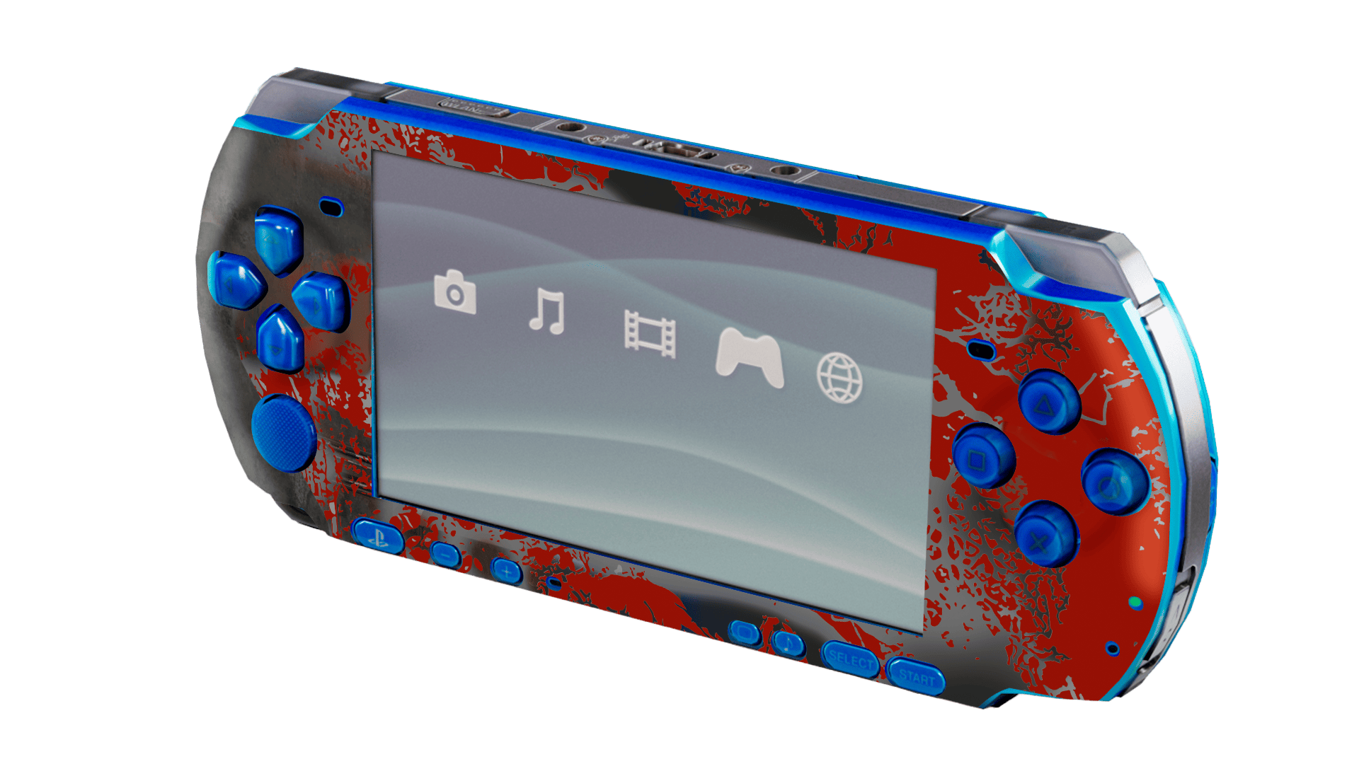 Gears of War PSP Handheld Gaming Bundle Skin