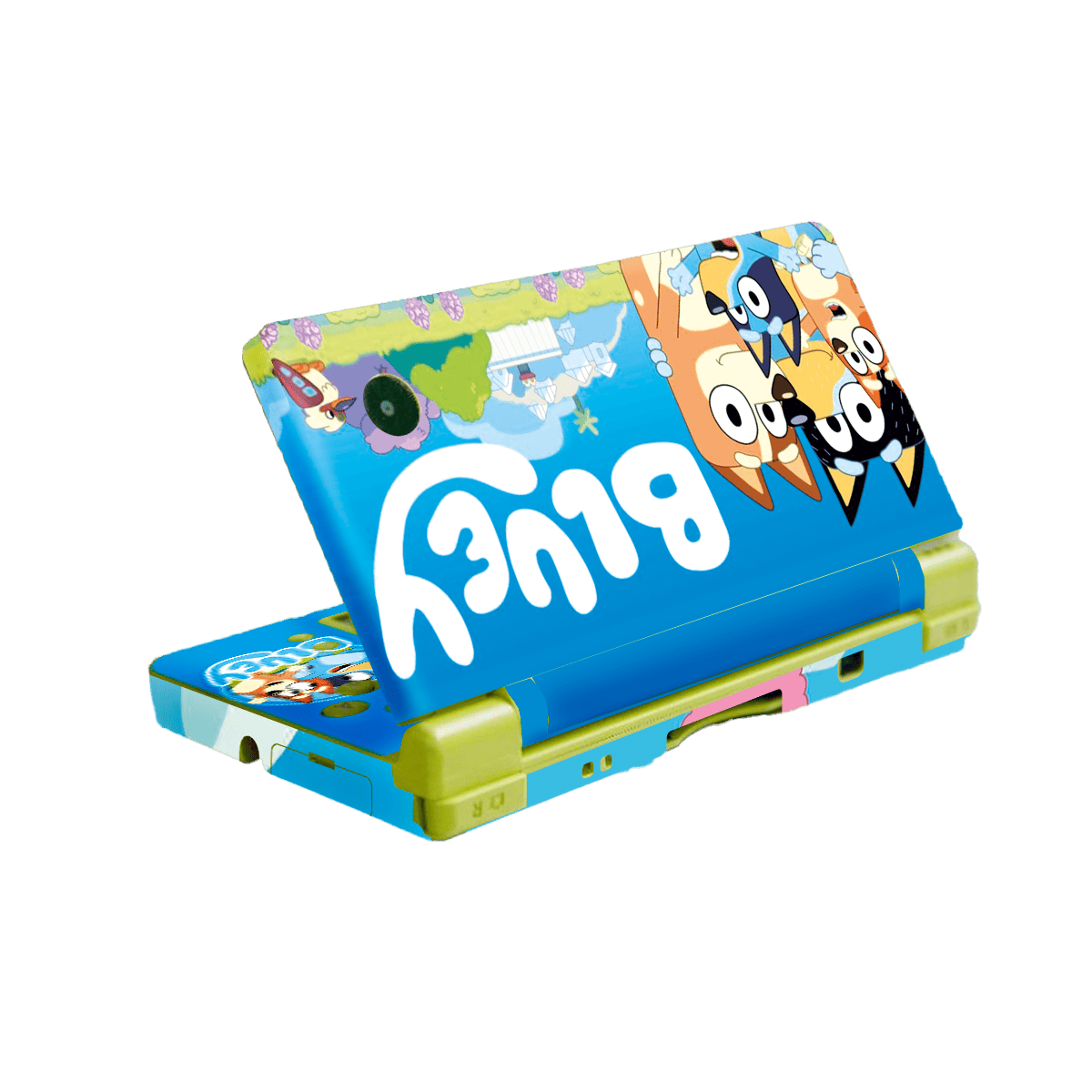 Bluey Skin Nintendo DSi XL (2009) Xonebrand